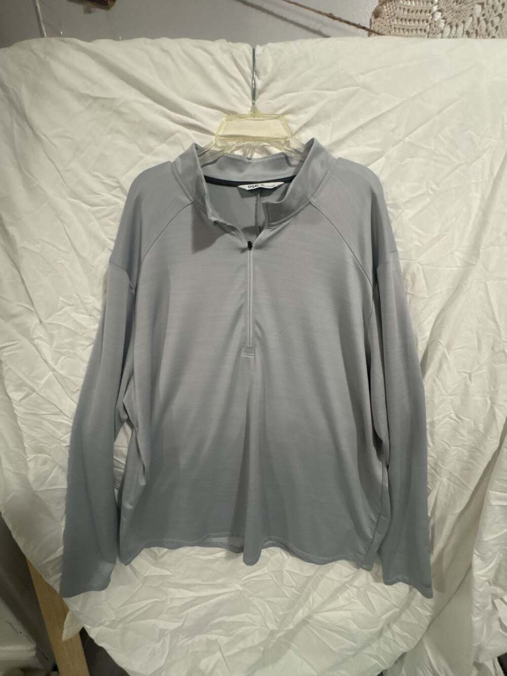 DSG Men's Long Sleeve Quarter-Zip Performance Pullover